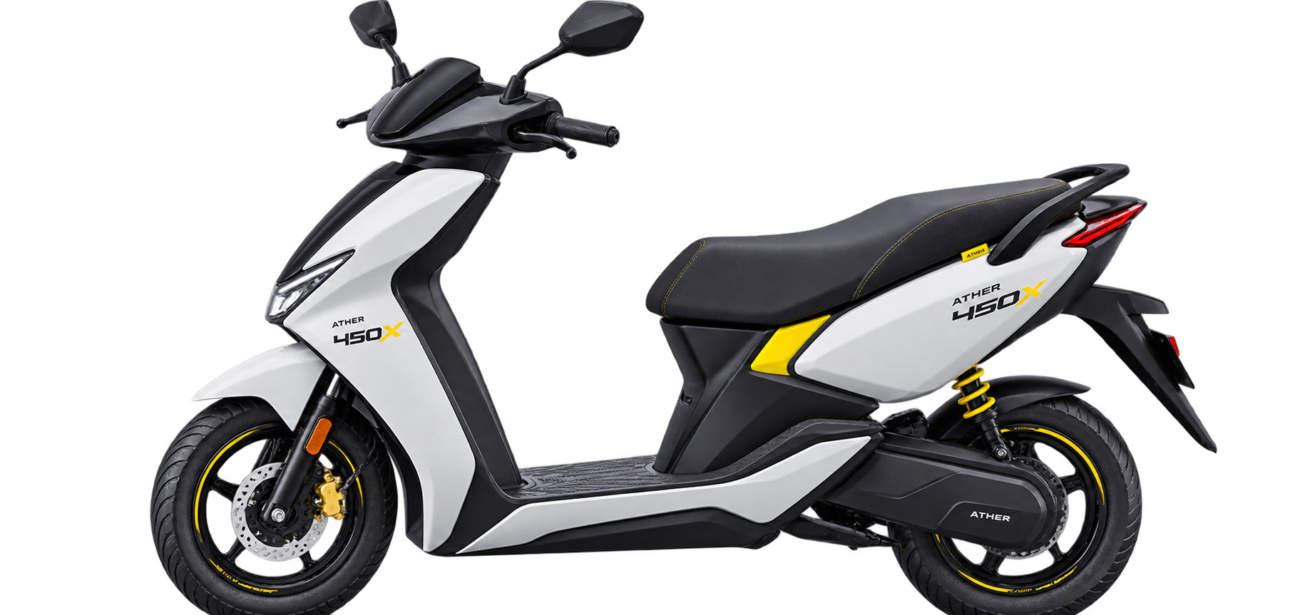 Ather 450X scooter rental in Ahmedabad
